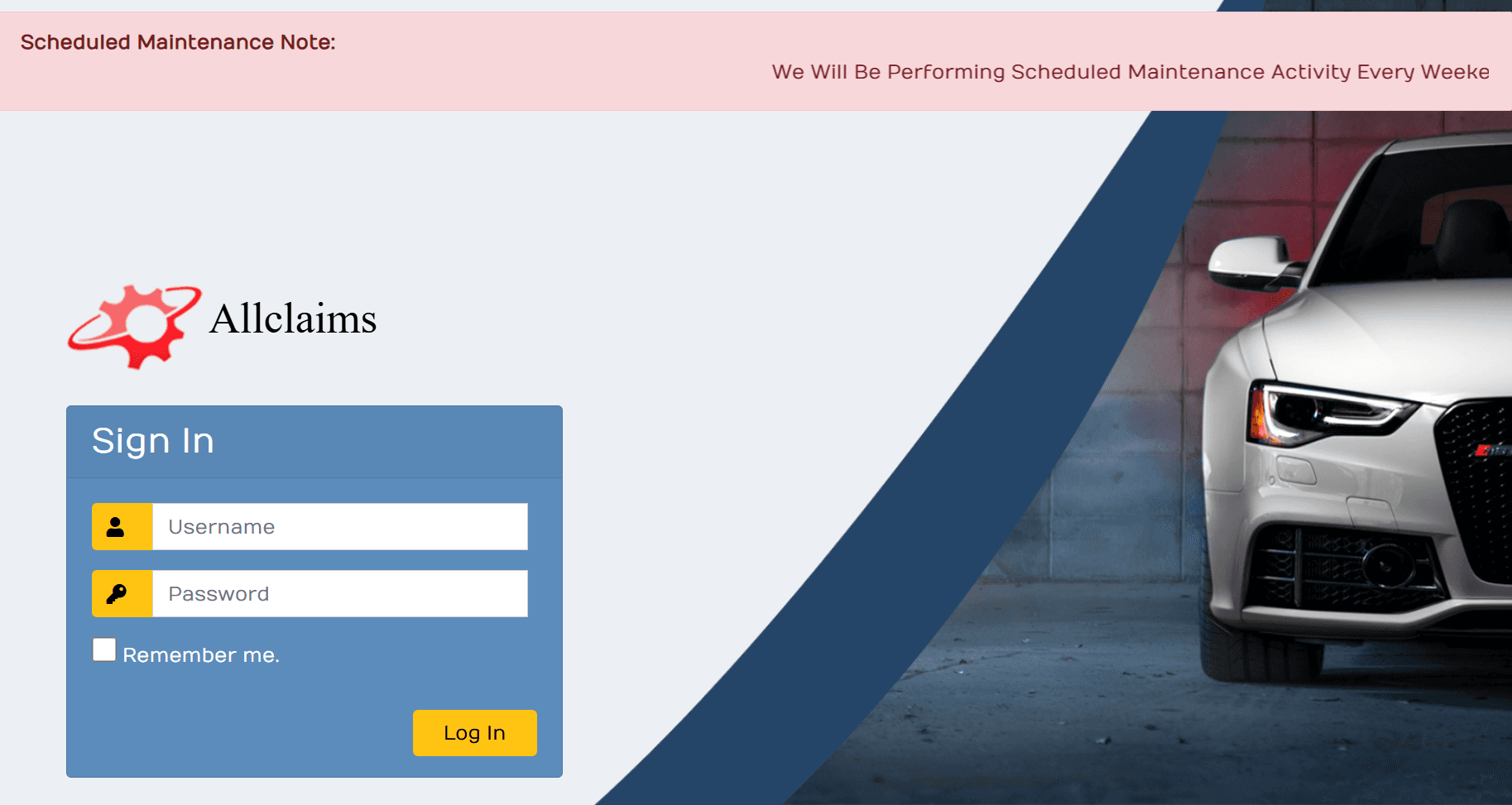AllClaims dashboard